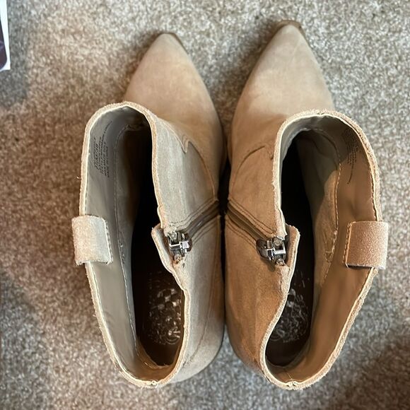 Vince Camuto Gredile Women's Suede Ankle boot | Tan | size 7.5 - Picture 7 of 9